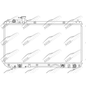 Variklio aušinimo radiatorius