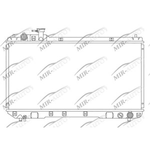 Variklio aušinimo radiatorius