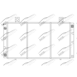 Variklio aušinimo radiatorius