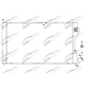 Variklio aušinimo radiatorius