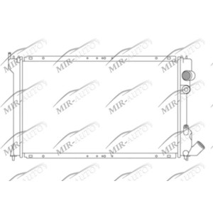 Variklio aušinimo radiatorius