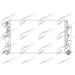 Variklio aušinimo radiatorius