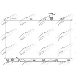 Variklio aušinimo radiatorius