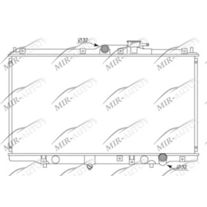 Variklio aušinimo radiatorius