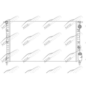 Variklio aušinimo radiatorius