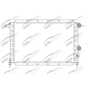 Variklio aušinimo radiatorius
