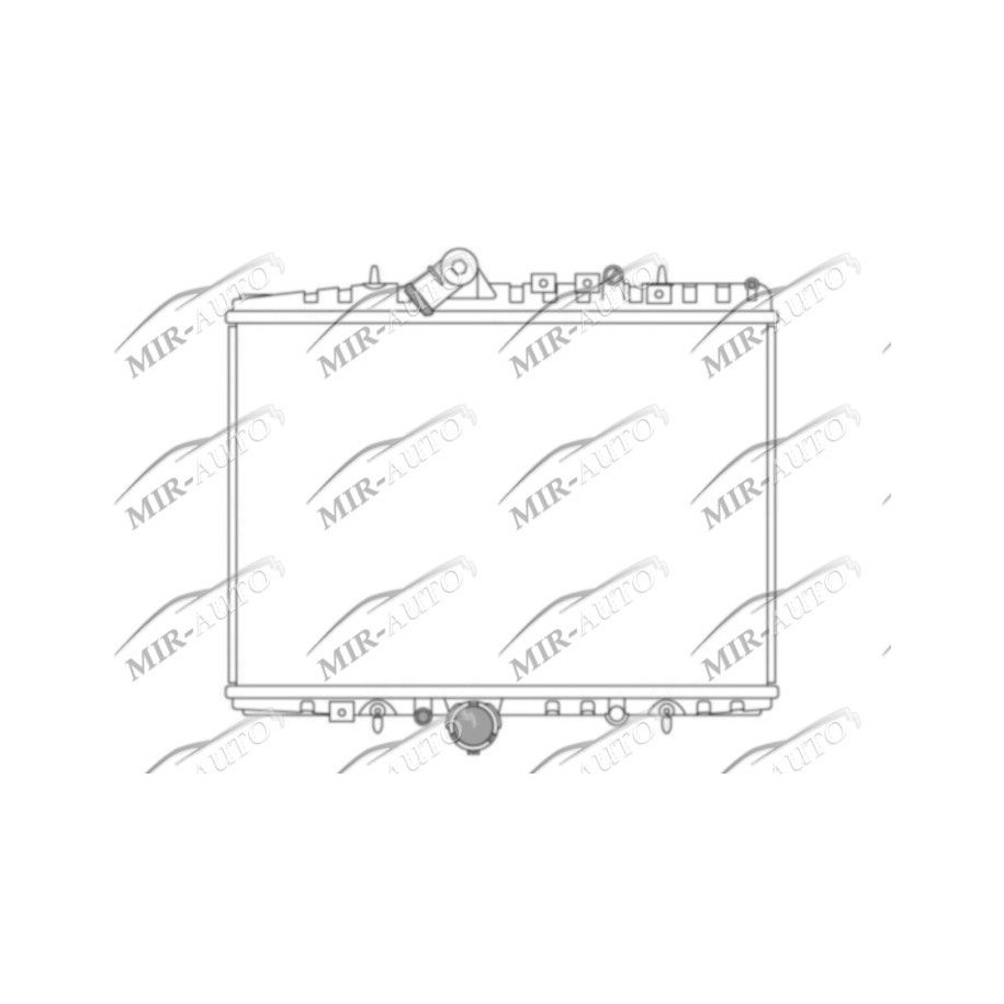 Variklio aušinimo radiatorius