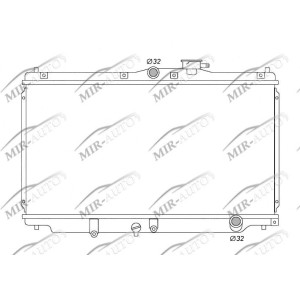 Variklio aušinimo radiatorius