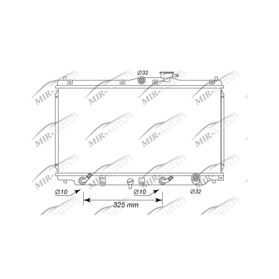 Variklio aušinimo radiatorius