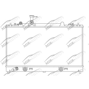 Variklio aušinimo radiatorius