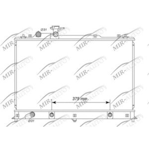 Variklio aušinimo radiatorius