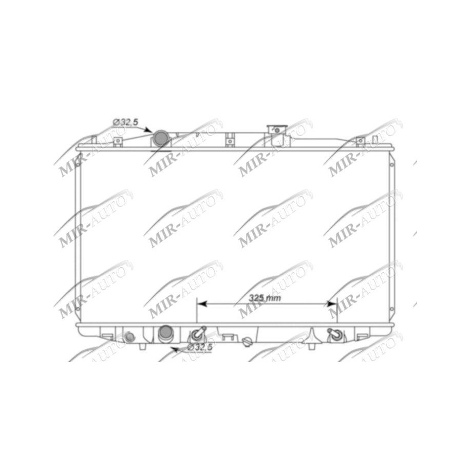Variklio aušinimo radiatorius