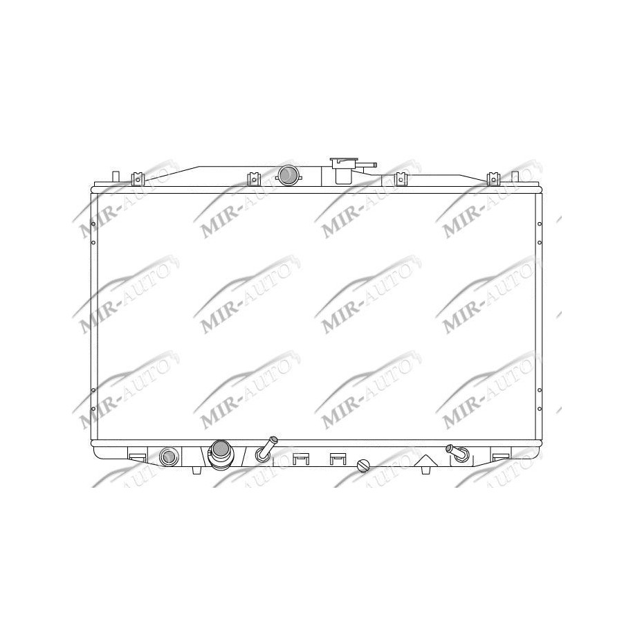 Variklio aušinimo radiatorius
