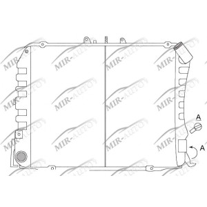 Variklio aušinimo radiatorius