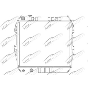 Variklio aušinimo radiatorius