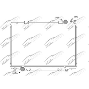 Variklio aušinimo radiatorius