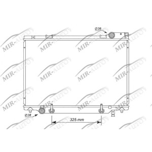 Variklio aušinimo radiatorius