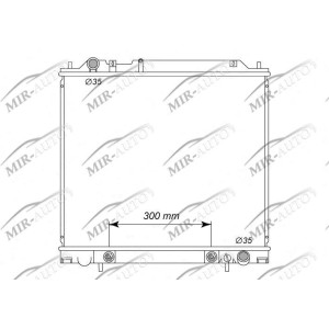 Variklio aušinimo radiatorius