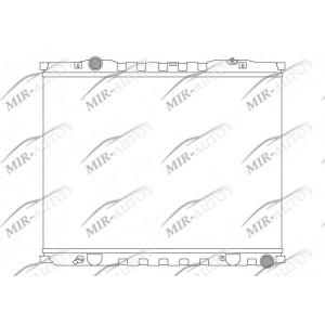 Variklio aušinimo radiatorius