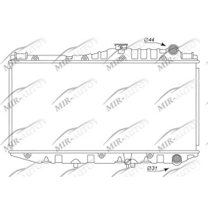 Variklio aušinimo radiatorius