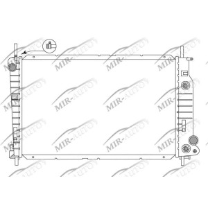 Variklio aušinimo radiatorius