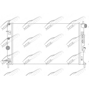 Variklio aušinimo radiatorius