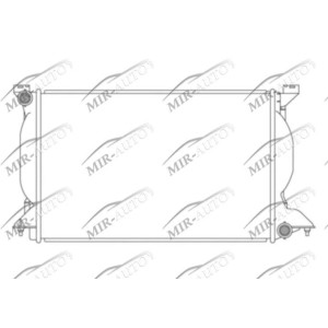 Variklio aušinimo radiatorius