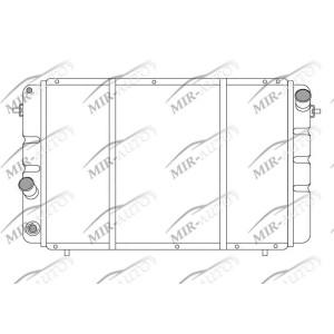 Variklio aušinimo radiatorius