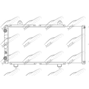 Variklio aušinimo radiatorius