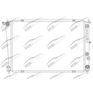 Variklio aušinimo radiatorius