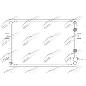 Variklio aušinimo radiatorius