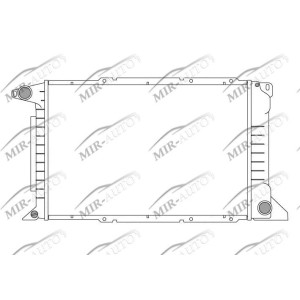 Variklio aušinimo radiatorius