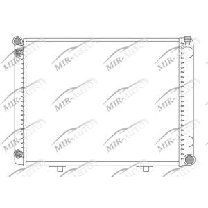 Variklio aušinimo radiatorius