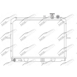 Variklio aušinimo radiatorius