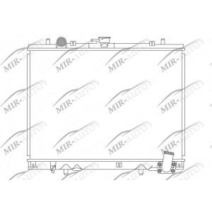 Variklio aušinimo radiatorius