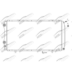 Variklio aušinimo radiatorius