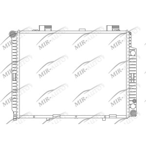 Variklio aušinimo radiatorius