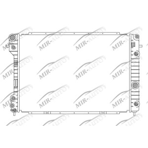 Variklio aušinimo radiatorius