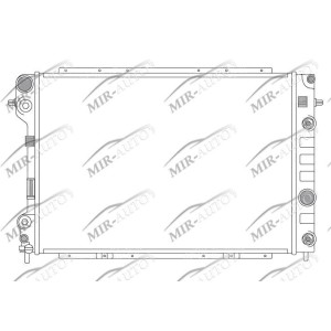Variklio aušinimo radiatorius