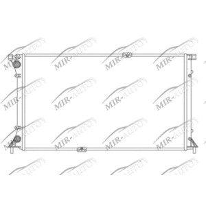 Variklio aušinimo radiatorius