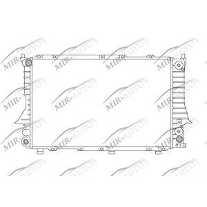 Variklio aušinimo radiatorius