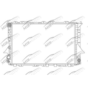 Variklio aušinimo radiatorius