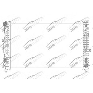 Variklio aušinimo radiatorius