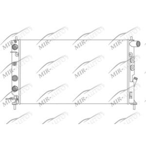 Variklio aušinimo radiatorius