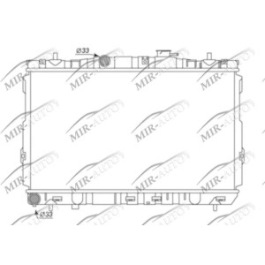 Variklio aušinimo radiatorius