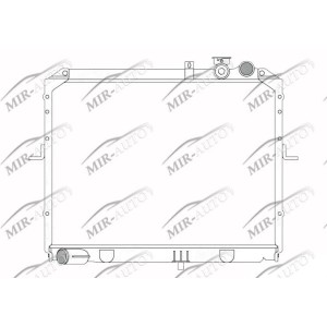 Variklio aušinimo radiatorius