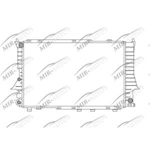 Variklio aušinimo radiatorius