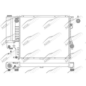 Variklio aušinimo radiatorius