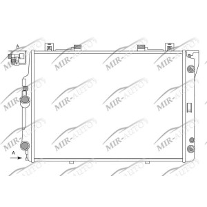Variklio aušinimo radiatorius