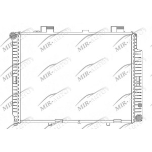 Variklio aušinimo radiatorius
